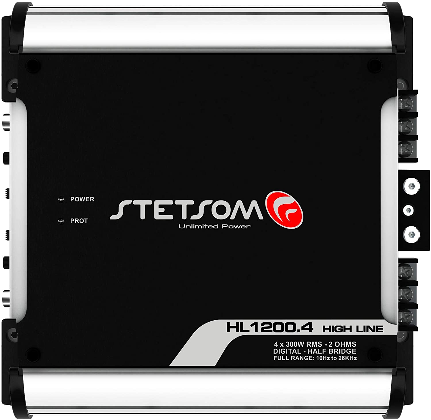 Stetsom HL 1200.4 Amplifier 2-ohm 1200W RMS 4-Channels