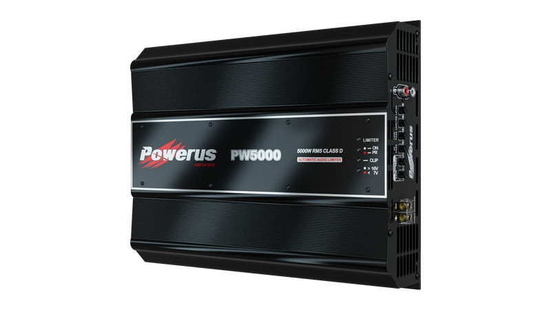 Powerus PW5000 Amplifier 2-ohm 5600W RMS 1-Channel