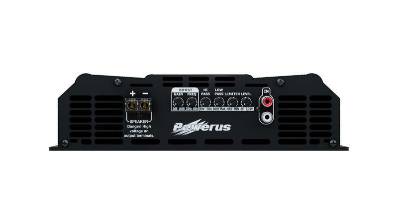 Powerus PW2500 Amplifier 0.5-ohm 3930W RMS 1-Channel
