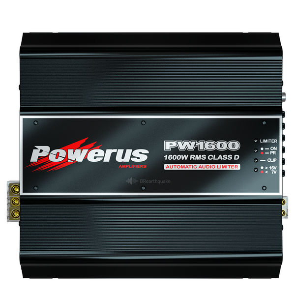 Powerus PW1600 Amplifier 4-ohm 1960W RMS 1-Channel