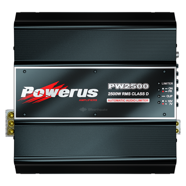 Powerus PW2500 Amplifier 2-ohm 3010W RMS 1-Channel