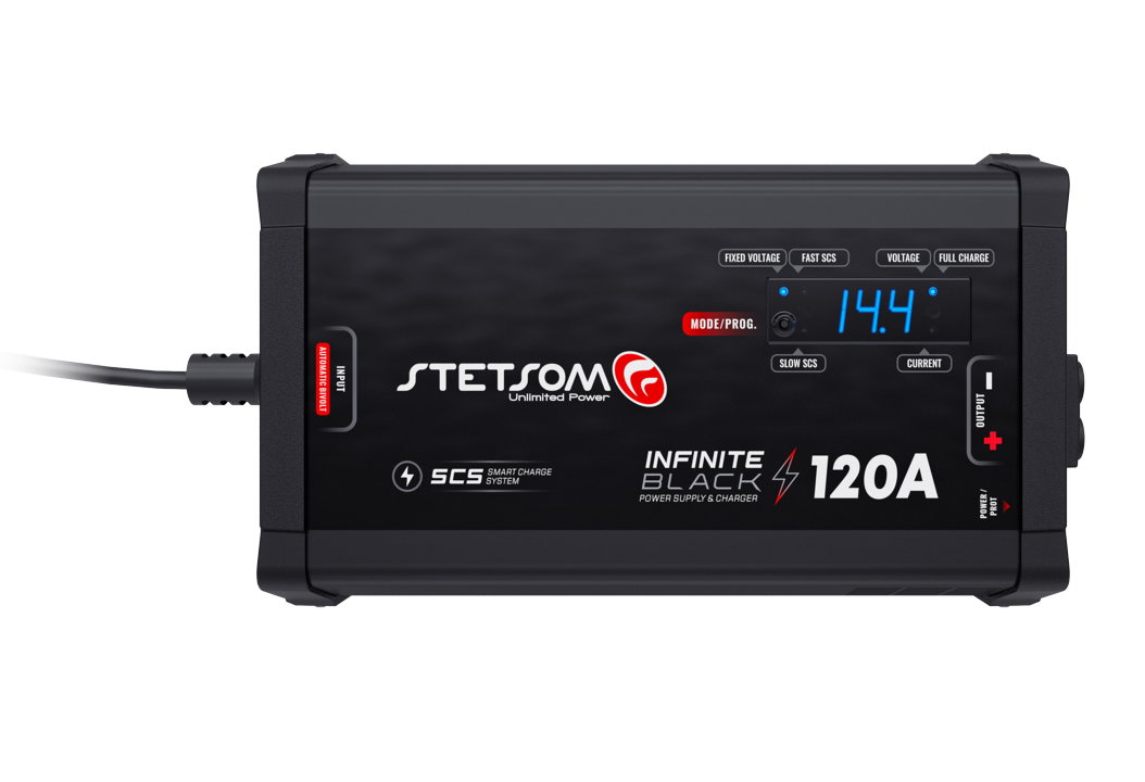 Stetsom Infinite Black 120A Cargador de alimentación de alto voltaje Stetsom Infinite Black 120A Cargador de alimentación de alto voltaje