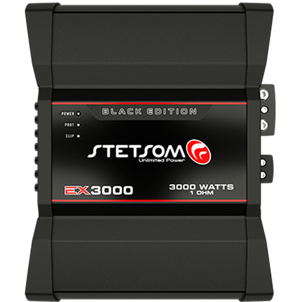 Stetsom EX 3000 Black Amplifier 1-ohm 3000W RMS 1-Channel