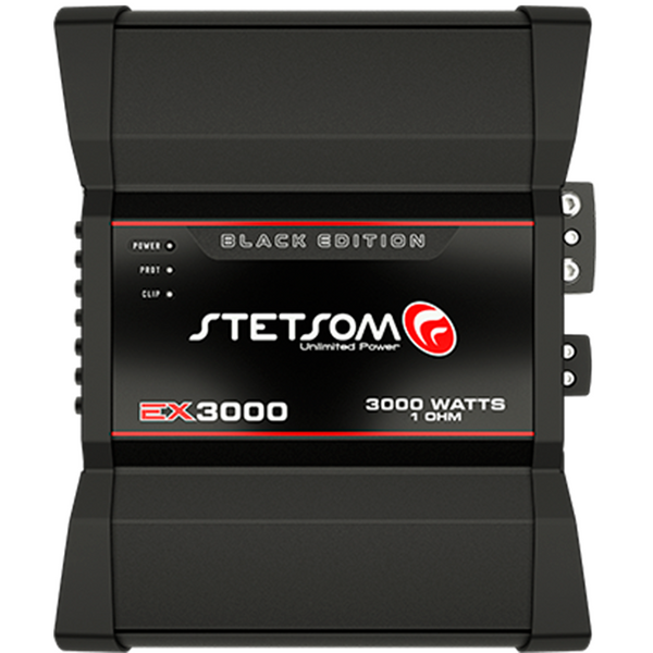 CHANNEL S CX1ブラック　6.3 ZXI 1-Channel Class D Amplifier 3000 Watts Rms @ 1-ohm