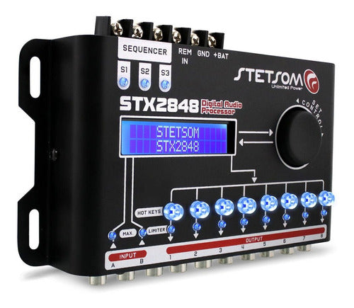 Stetsom  STX2848 Áudio Processor 2-Channels 8-Ways
