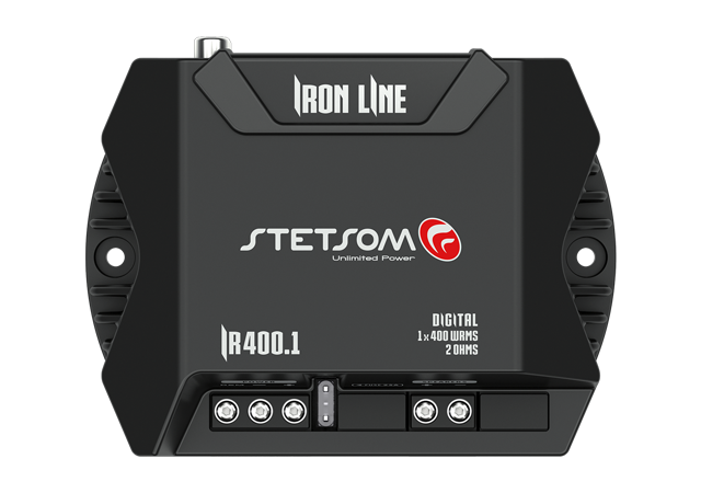 Stetsom Iron Line IR 400.1 Amplifier 2-ohm 400W RMS 1-Channel