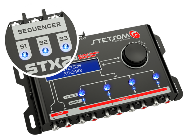 Stetsom  STX2448 Áudio Processor 2-Channels 4-Ways