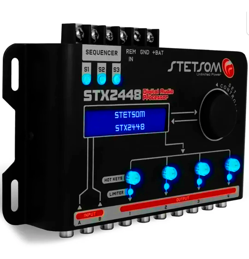 Stetsom  STX2448 Áudio Processor 2-Channels 4-Ways