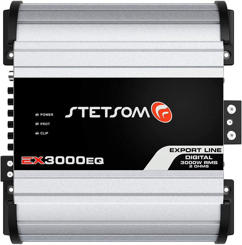 Stetsom EX 3000 EQ Amplifier 2-ohm 3000W RMS 1-Channel