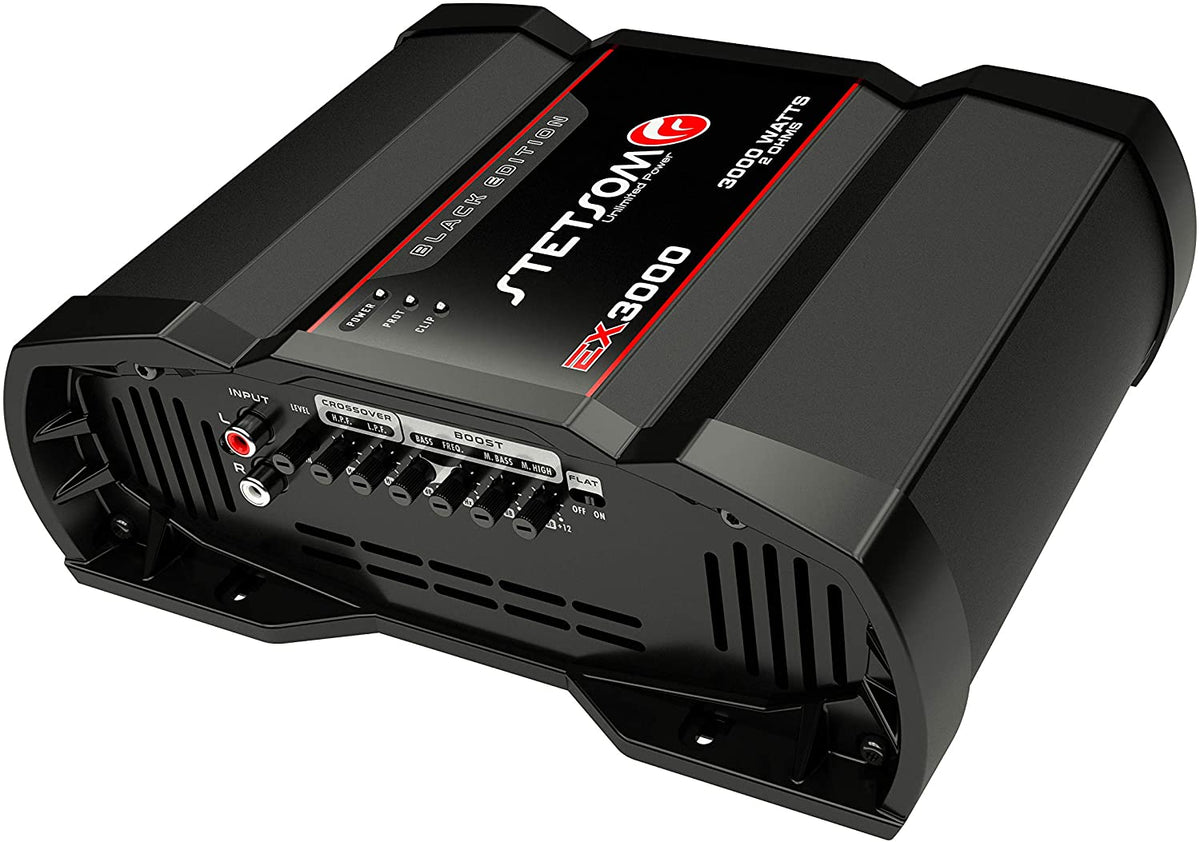 Stetsom EX 3000 Black Amplifier 4-ohm 3000W RMS 2-Channel