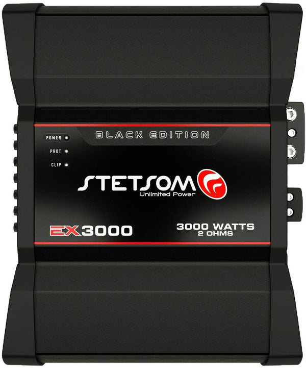 Stetsom EX 3000 Black Amplifier 2-ohm 3000W RMS 1-Channel
