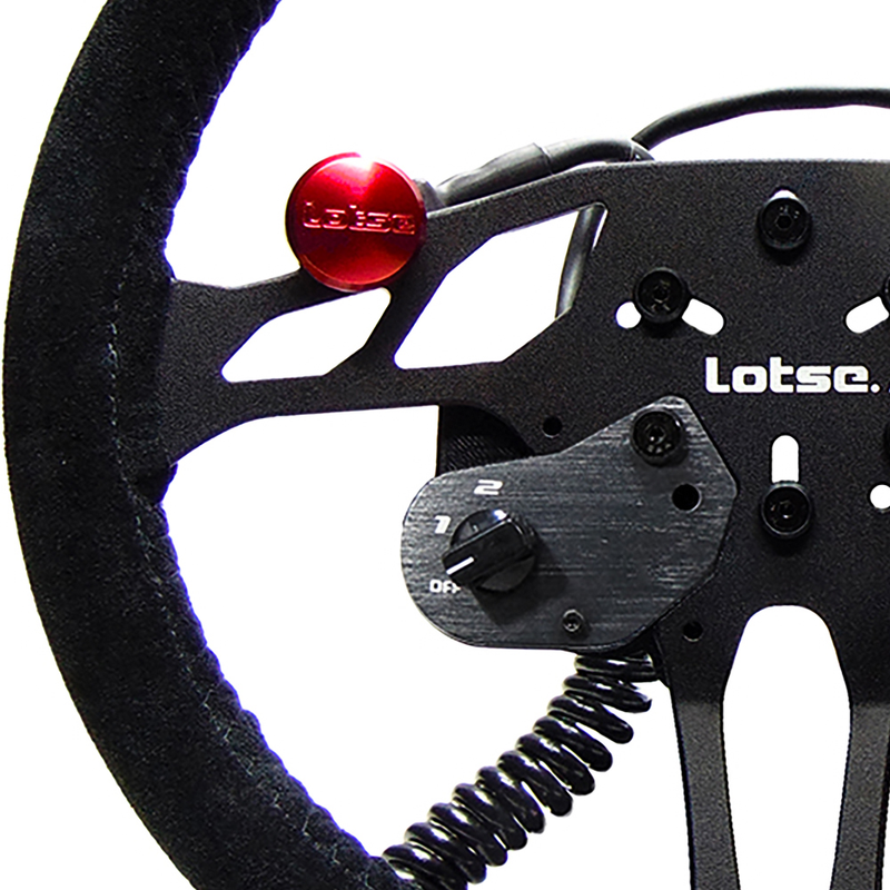 Drag Steering Wheel Lotse PROMOD Suede 2 Buttons + Selector Switch
